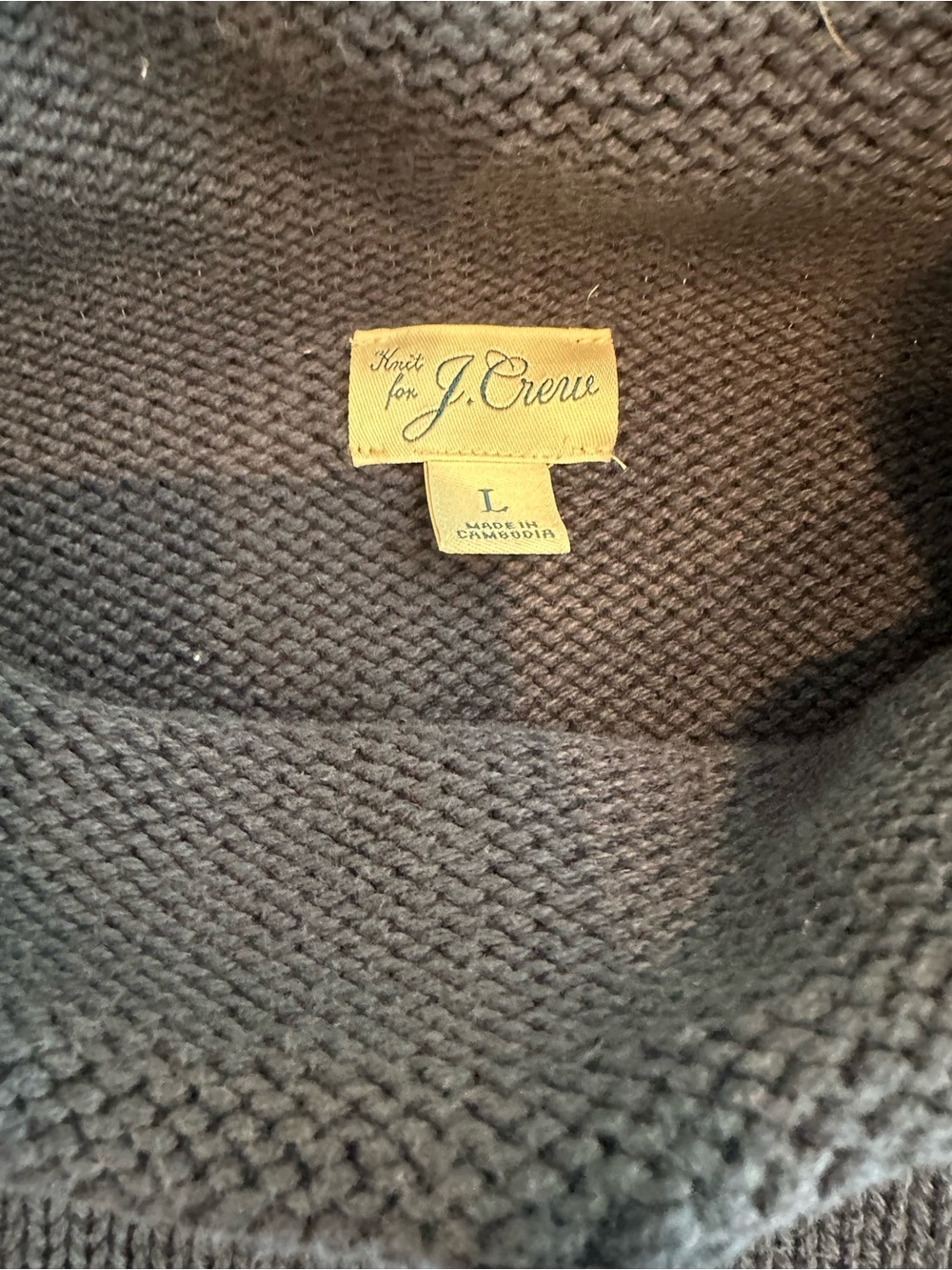 J. Crew Men's Navy Rollneck Sweater Navy - Picture 3 of 8